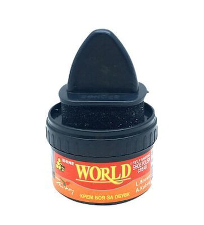 World 55ml Açık Kahve Ayakkabı Boyası- 12'li Paket