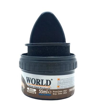 World 55ml Koyu Kahve Ayakkabı Boyası- 12'li Paket
