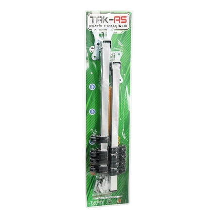 TAK-AS İpsan TKS-01 Duvara Monte Katlanır Makaralı Pratik Çamaşır Askısı