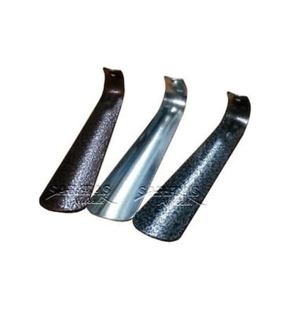 Metal Kerata 20cm Kahverengi Ayakkabı Çekecek- 12'li Paket