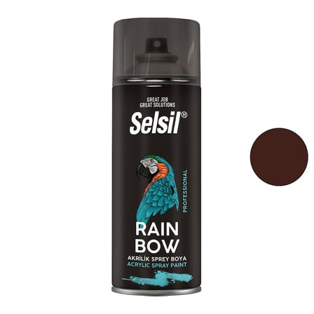 Selsil TAB-450 Kahverengi Sprey Boya 400ml- 12'li Paket
