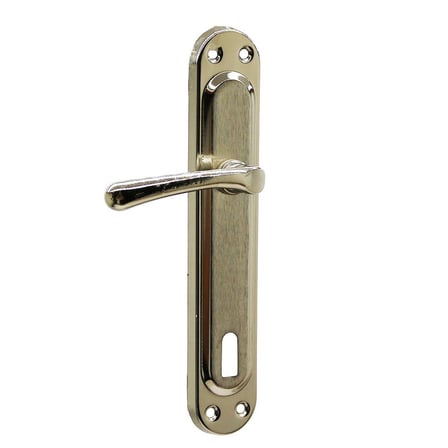 Eriş-03 Kumru Oda Gri Nikel Kapı Kolu Takımı- 2'li Paket