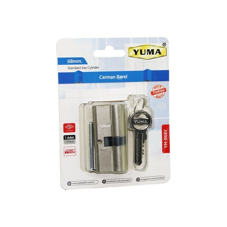 Yuma YM-B68V-SV 68mm Nikel Saten Cerman Barel