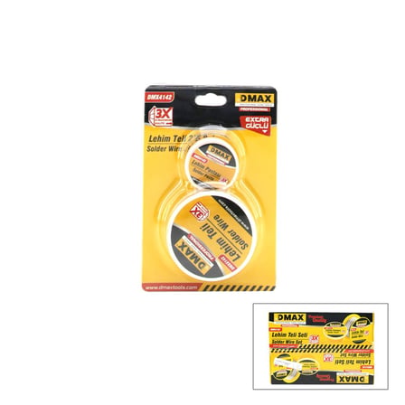 DMax BHD-00141 Lehim Teli ve Pasta Seti - 2 Parça- 24'li Paket