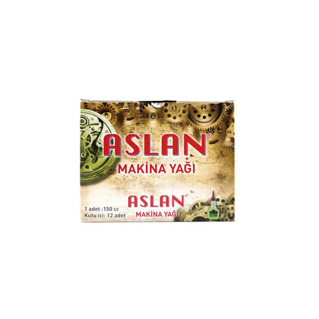 Aslan Makine Yağı 150cc- 12'li Paket
