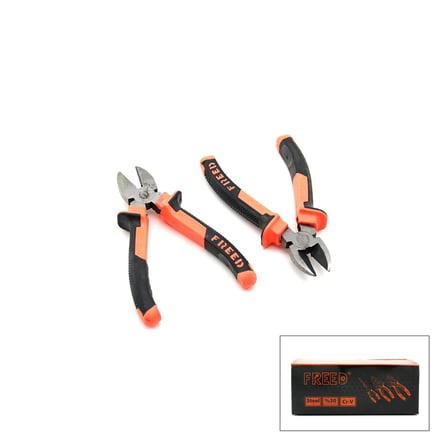 Freed-Super BGC-8 160mm Yan Keski Turuncu Siyah Saplı- 6'li Paket