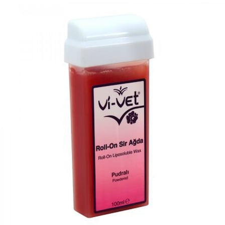 Vi-Vet Roll-On Pudralı Kartuş Sir Ağda 100ml- 24'li Paket
