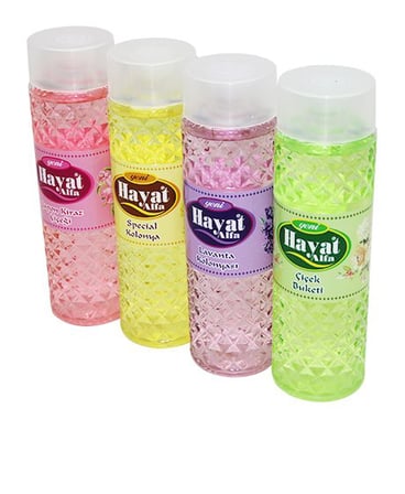 Hayat Karma Kolonya 400cc (Çiçek, Lavanta, Special, Japon Kirazı)- 12'li Paket