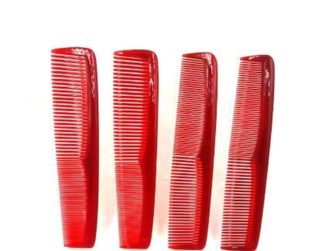 Zümrüt-077 Süper Clas No-7.5 Berber Tarak- 24'li Paket