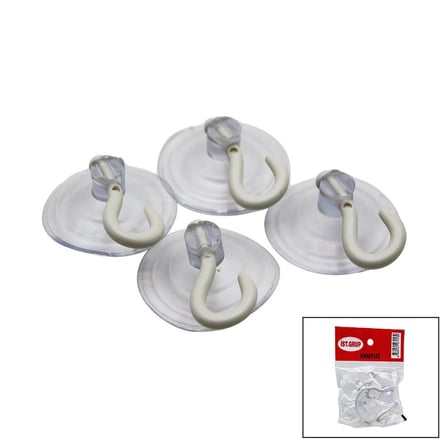 İstanbul Grup Büyük Şeffaf Vantuz 4 Parça 25x36- 25'li Paket