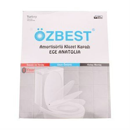 Özbest Ege Amortisörlü Klozet Kapak Anatolia