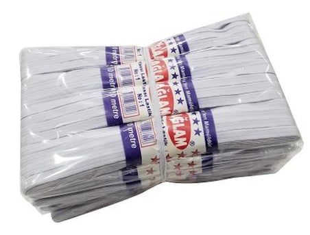 Sağlam Beyaz Yassı Don Lastik No-1 10m- 20'li Paket