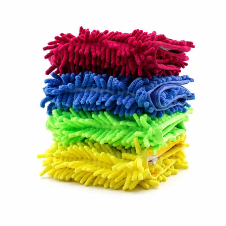 Viper 50cm Yedek Mikrofiber Renkli Makarna Mop- 12'li Paket