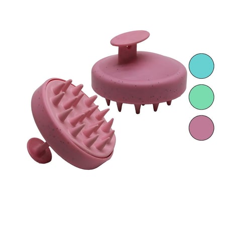 KRT-1052 Silikon Diken Uçlu Saç Masaj & Duş Fırçası- 12'li Paket