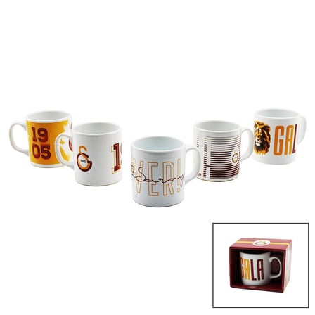 MGM Galatasaray Taraftar Seramik Kupa Bardak- 18'li Paket