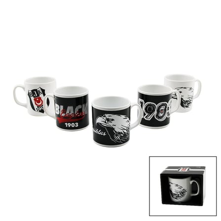 MGM Beşiktaş Taraftar Seramik Kupa Bardak- 18'li Paket