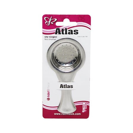Atlas-780 Komple Metal Çay Süzgeci- 50'li Paket