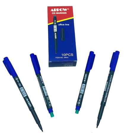 Arrow Mavi CD Marker Kalemi- 10'li Paket