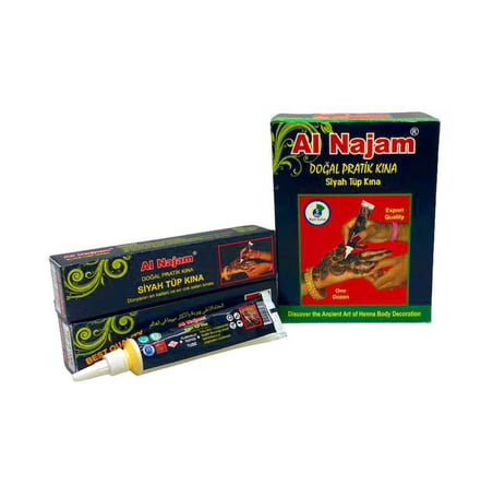 Al Najam Siyah Tüp Kına 30gr- 12'li Paket