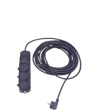 Veetrin S-31510-3 3'lü Kauçuk Uzatma Kablosu 10m (3x1.5 CCA Kablo)