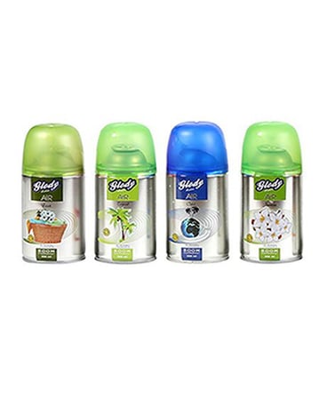Glody Air Otomatik Koku Makinesi Yedeği - 250 ml Mix Kokular- 12'li Paket