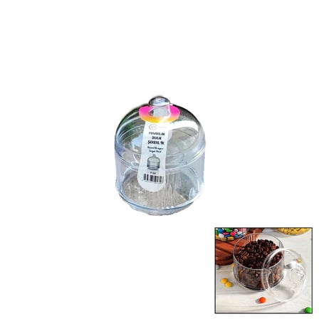 Cenoa F-131 Yuvarlak Draje Şekerlik Mika Kristal- 36'li Paket
