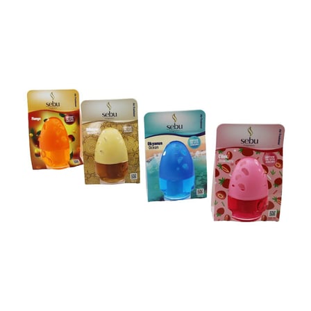 Sebu Fragrance Küre Cam Şişe Oda ve Oto Kokusu Parfümü 100ml- 16'li Paket