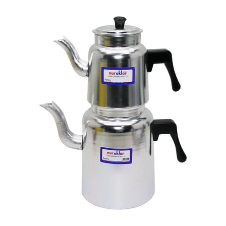 Nuraklar LC-103 No-3 Lüks Alüminyum Çaydanlık Takımı