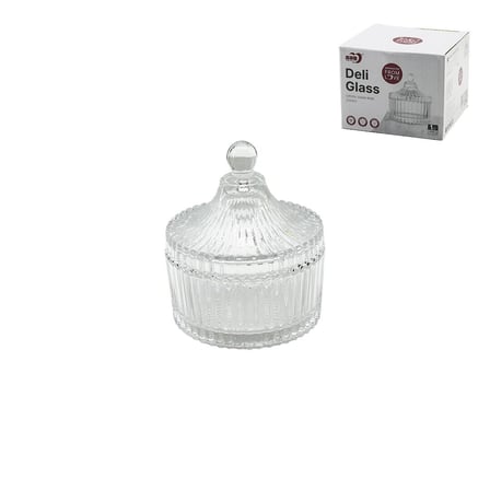 Deli Glassware TG-1032-4 Büyük Cam Şekerlik