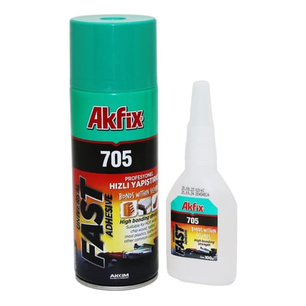 Akfix AK-3008 GA-065 Hızlı Yapıştırıcı 400ml+100g