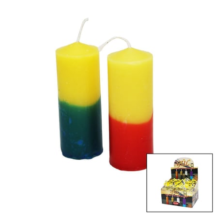Gül Candles-101 Taraftar Mum Takoz Mum 20x12- 20'li Paket