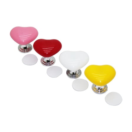 Baysa-1272 Kalpli Yapışkanlı Çok Amaçlı Düğme Kulp 50x30- 50'li Paket