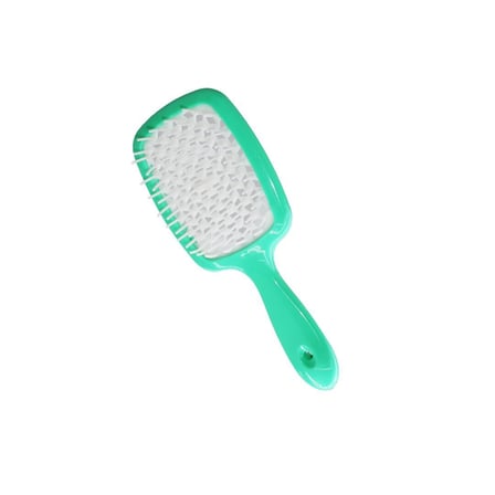 Xing Yuan DMR-4911-8586 Dikdörtgen Saç Fırçası ve Tarak (Renkli Plastik, Kısa Saplı)- 24'li Paket
