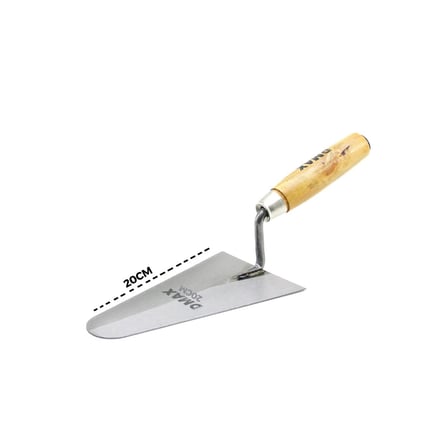 Knitex KTX-654 20cm Ahşap Saplı Çelik Sıva Mala- 12'li Paket