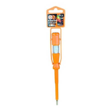 Kinetex KTX-3128 Düz Askılı Kontrol Kalemi AC 100-500V- 30'li Paket
