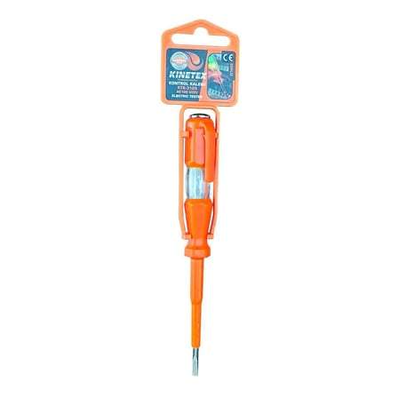 Kinetex KTX-3129 Ceplik ve Düz Askılı Kontrol Kalemi AC100-500V- 30'li Paket