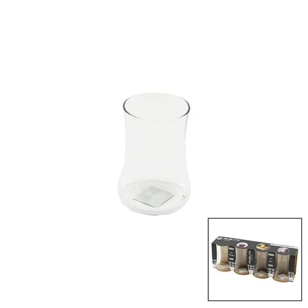 Pablito Home PBT-380 Cam Çay Bardağı 180ml (4 Adet)- 18'li Paket