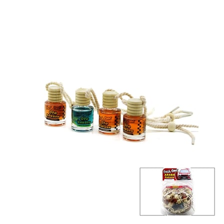 Fresh One Oto & Araç Kokusu Cam Şişe İpli Ahşap Kapak 8ml- 60'li Paket