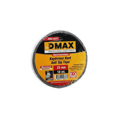 DMAX DMX-4677 Kaydırmaz Bant 25mm x 10m Siyah