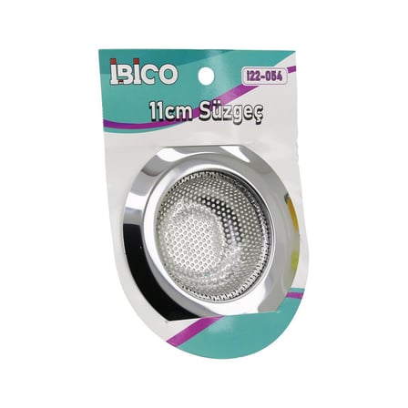 İbico İ22-054 Metal Evye Lavabo Süzgeci 11cm- 12'li Paket