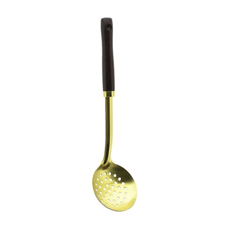 Newlife CLKN-2320 Altın Gold Metal Servis Kevgir Ahşap Saplı 35cm- 12'li Paket