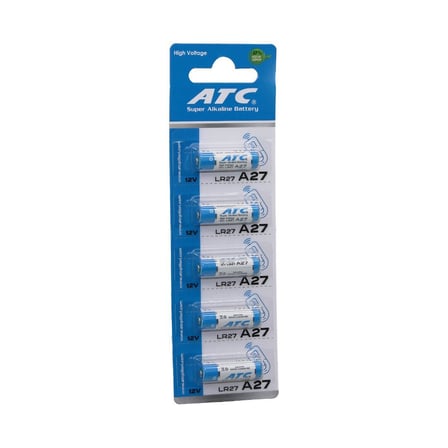 ATC Super Alkalin A27 27A Araç Kumanda Pili 12V 5'li Kart