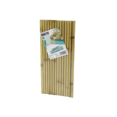 İBİCO İ22-212 Düz Kanallı Ahşap Bambu Servis Sunum Tahtası 17x39x1.5cm