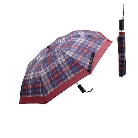 Skybelt SKY-07 Chery Bayan Yarı Otomatik Şemsiye - Renkli Desenli Siyah Saplı- 12'li Paket