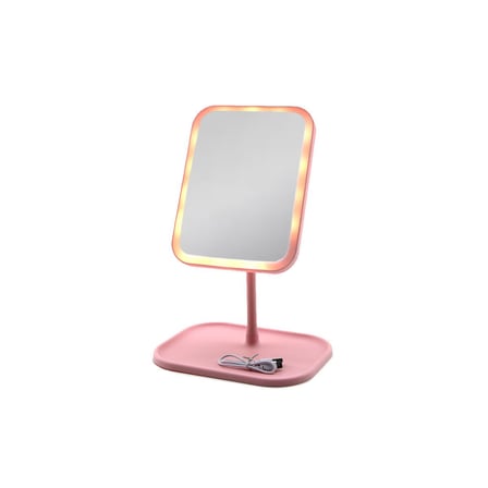 İbico İ11-017 Dikdörtgen LED'li USB Şarjlı Makyaj Aynası 7"