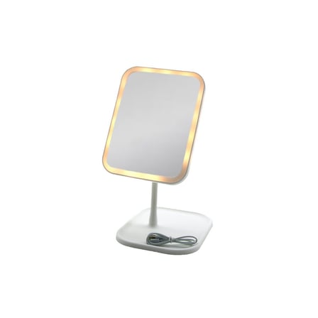 İbico İ11-017 Dikdörtgen LED'li USB Şarjlı Makyaj Aynası 7"