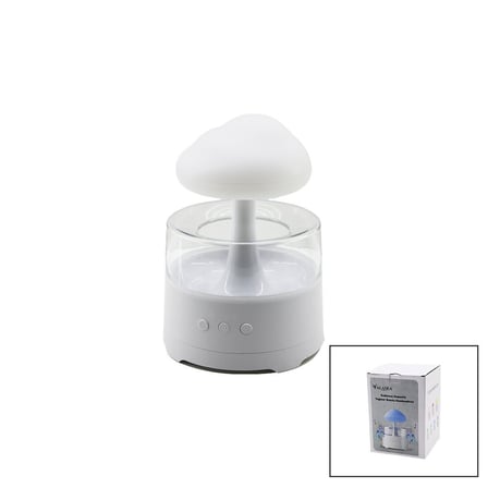 Alaska SDR-H-010 Yağmur Bulutu BT Speaker Hoparlör 300ml USB Şarjlı Renkli LED Işıklı Kumandalı Hava