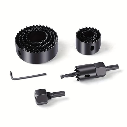 DMAX DMX-4125 11in1 Buat Açma Panç Seti Metal Ahşap PVC Alçıpan Plastik 19-64mm