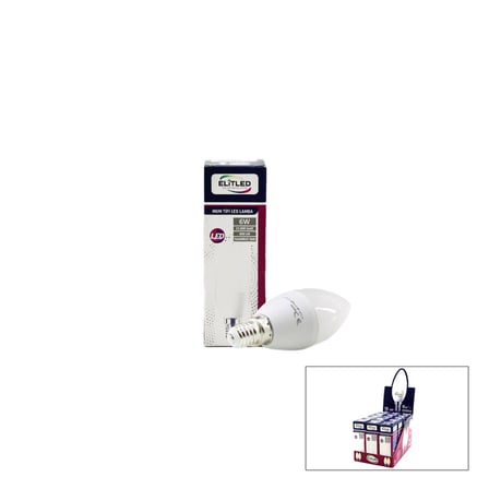 Elitled EL-08-Y1 6W E14 Mum Tipi Beyaz LED Ampul 600 Lümen 6500K- 15'li Paket