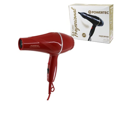 Powertec TR-501 Kırmızı Saç Kurutma ve Fön Makinesi 2500W